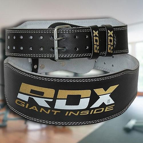 Пояс для важкої атлетики паверліфтингу атлетичний пояс шкіряний RDX Gold розмір L Київ - фото 10