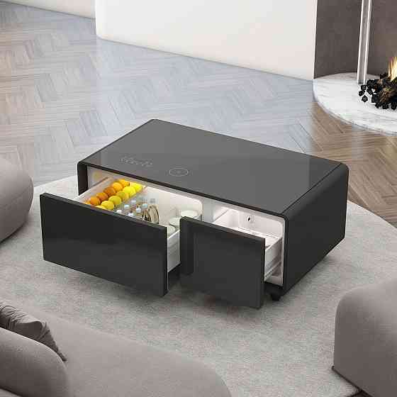 Розумний журнальний стіл з холодильником Primst TB90 (Чорний, 93 літри) Київ