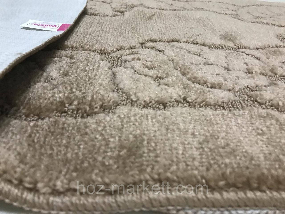 Коврик для ванной темный беж 100 х 60 производство Турция Харьков - изображение 4