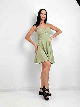 Коктейльне літнє плаття з чашечками "Divine" оптом | Розпродаж моделі Київ