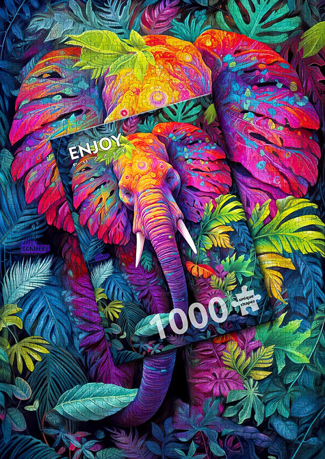 Пазл Замаскований слон - Disguised Elephant (Enjoy-2223) Киев - изображение 6