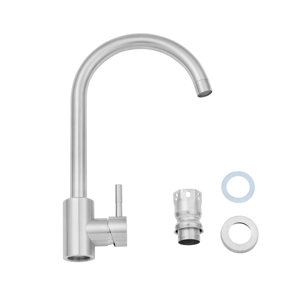 Змішувач для кухні Agua Acero - INOX035 сатин Київ - фото 9