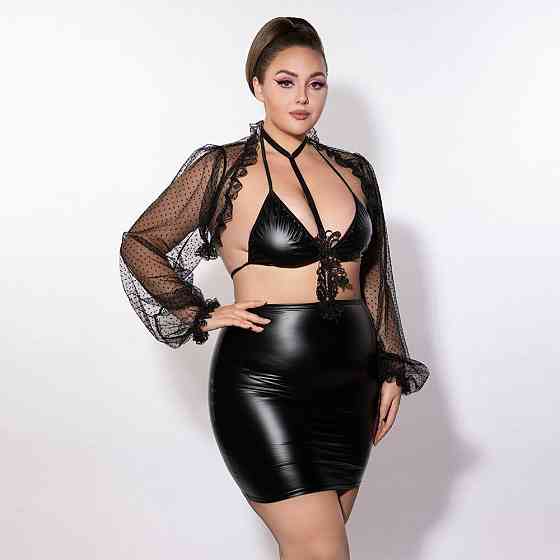 Платье JSY P61159 Black Plus Size Sex Aura Киев