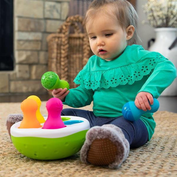 Сортер-балансир Fat Brain Toys Spinny Pins Неваляшки (F248ML) Харьков - изображение 5