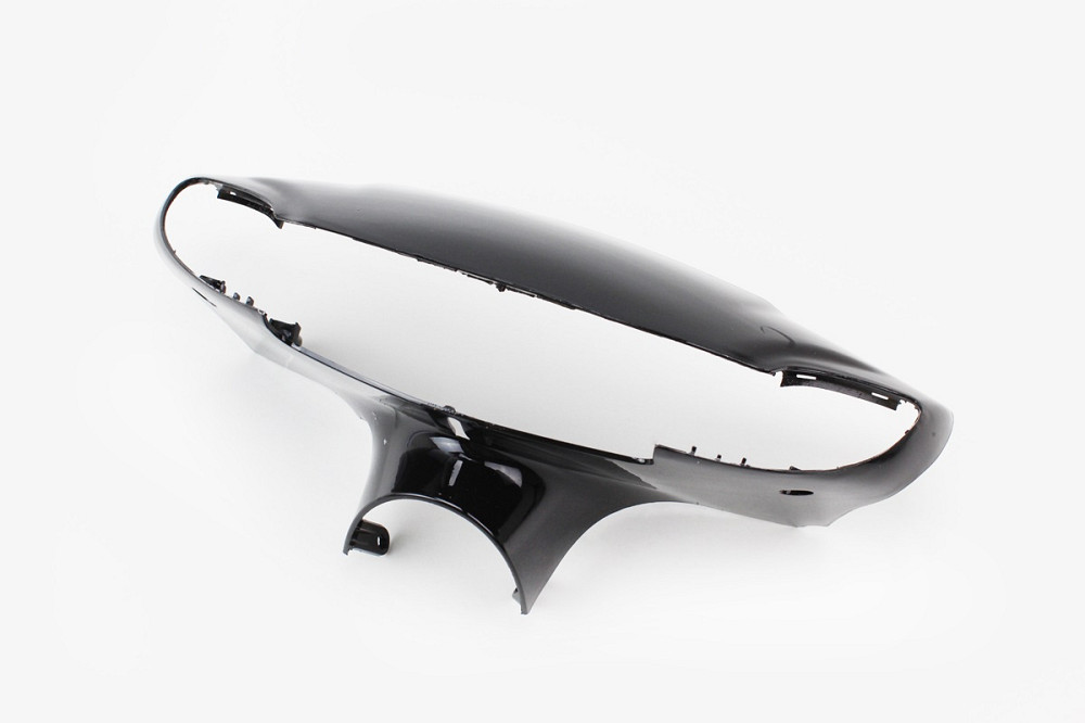 Yamaha JOG SA-16 пластик - керма передній "голова", ЧОРНИЙ (можливі дефекти фарбування) Киев - изображение 1