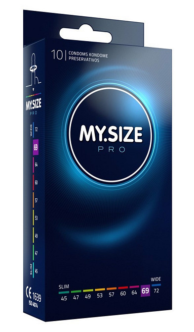 Презервативы латексные My.Size Extra Large 69 мм (цена за упаковку, 10 шт.) Sex Aura Киев - изображение 1