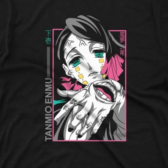 Футболка для подростка мальчика с принтом Клинок, рассекающий демонов Таміо Енму Размер 160 Anime10386 Днепр