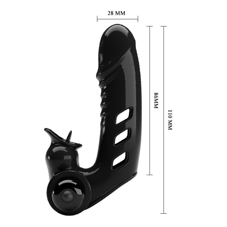Насадка на палец - Pretty Love Corbin Finger Vibrator Black Sex Aura Киев - изображение 7