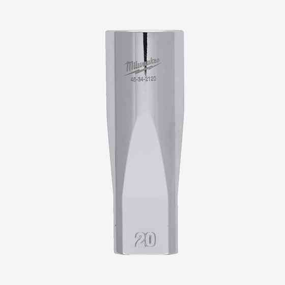 Головка хромированная метрическая удлиненная 1/2'' MILWAUKEE, 20мм Одесса