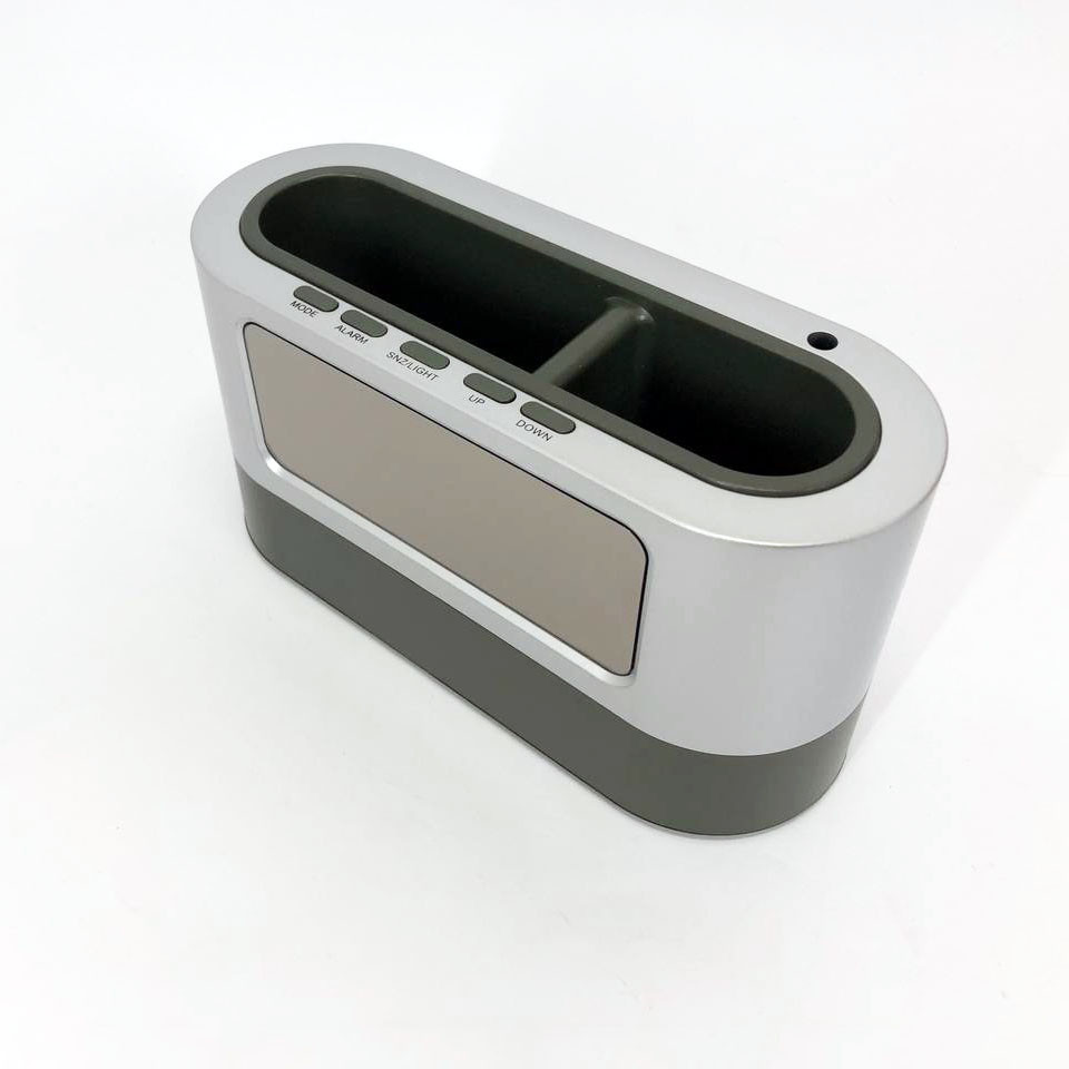 Настільний електронний годинник з великими цифрами 038, Годинник світлодіодний настільний хороші RX-61 Київ - фото 3