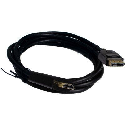 Кабель мультимедійний DisplayPort M to HDMI M 1.8m 4K60Hz black Patron (PN-DP-HDMI-18) Вінниця - фото 1
