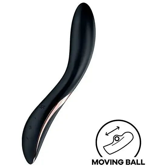 Вібратор із перлинною стимуляцією точки G Satisfyer Rrrolling Explosion Black Львів