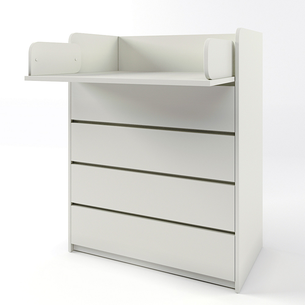 Комод пеленальный Эверест 80х45х101 нимфея альба (телескопы) (DTM-2469) Днепр - изображение 3