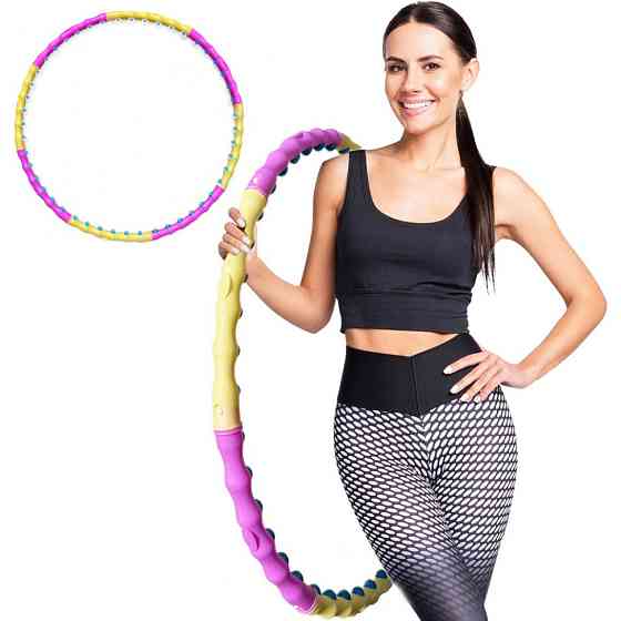 Обруч із масажними магнітними кульками Magnet Massage Hoop NE-F-52 Вінниця