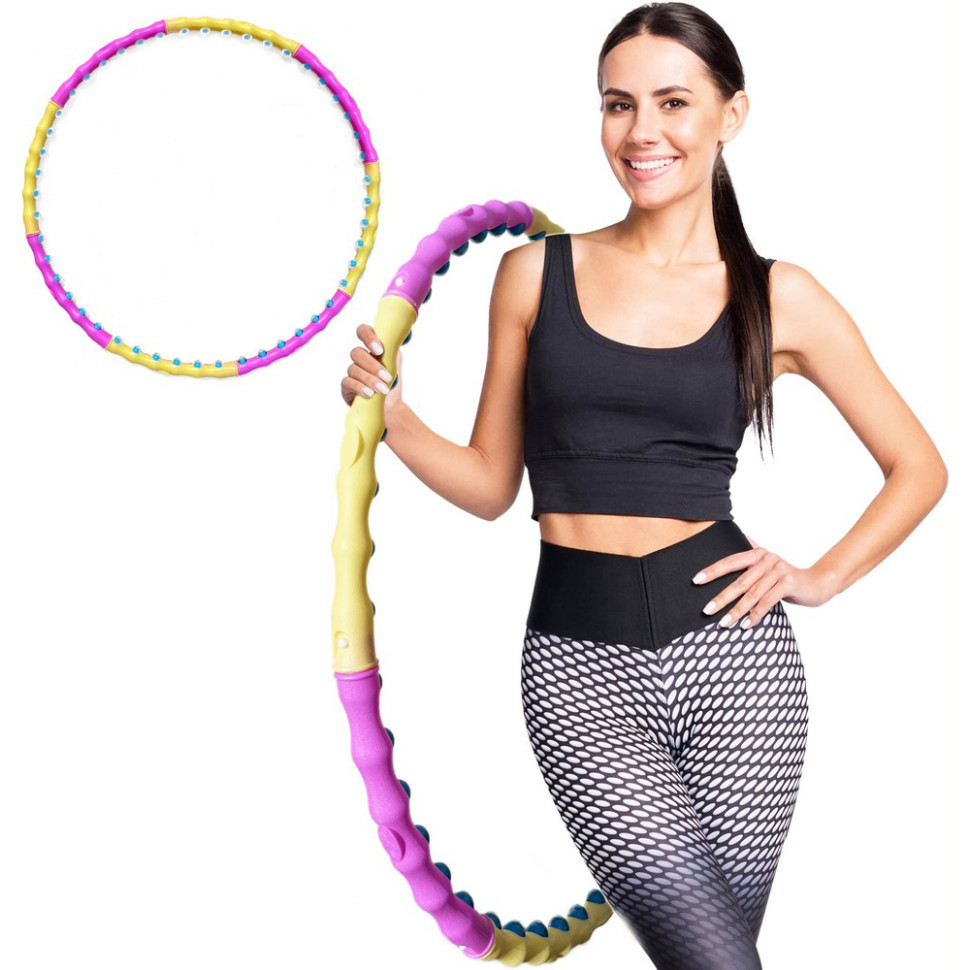 Обруч с массажными магнитными шариками Magnet Massage Hoop NE-F-52 Винница - изображение 2