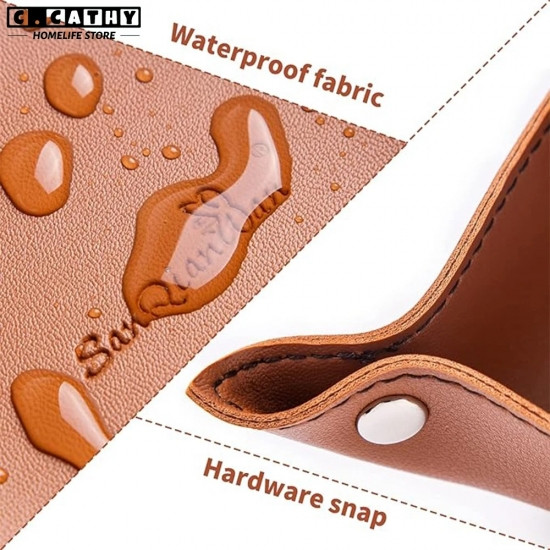 Кожаный лоток для хранения в скандинавском стиле на стол Винница - изображение 2