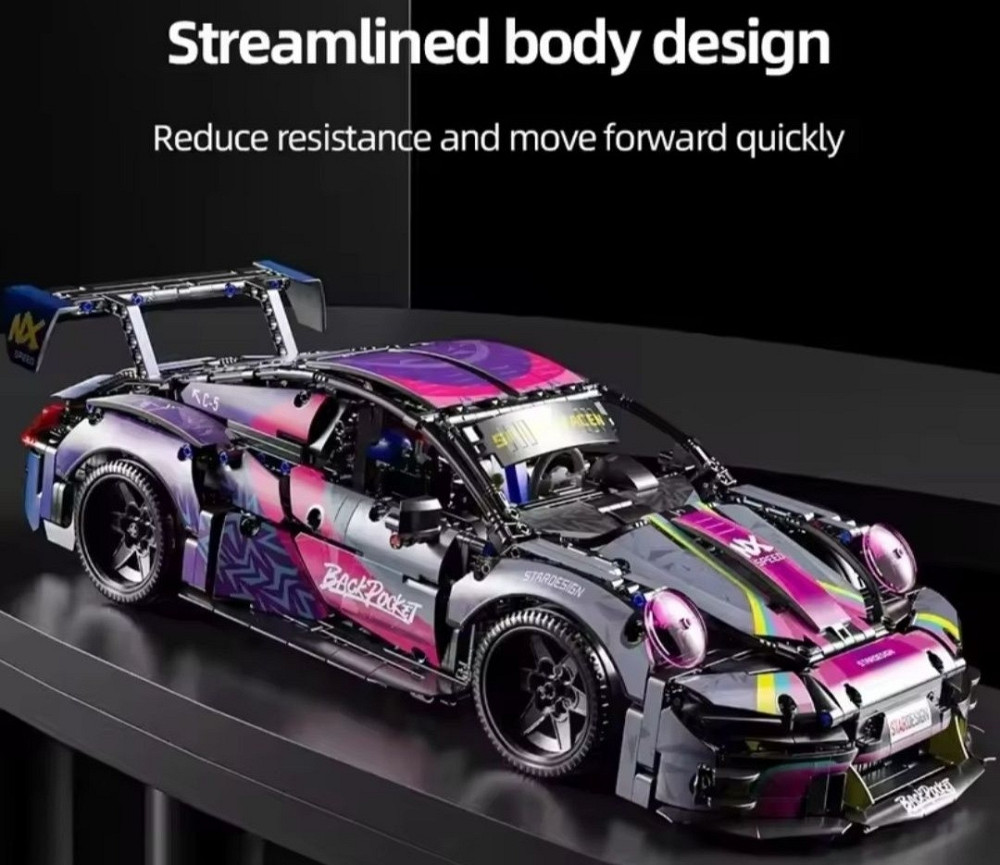 Конструктор Technic Porsche Cyberpunk Лего Техник Порш Киберпанк 1611. Киев - изображение 8