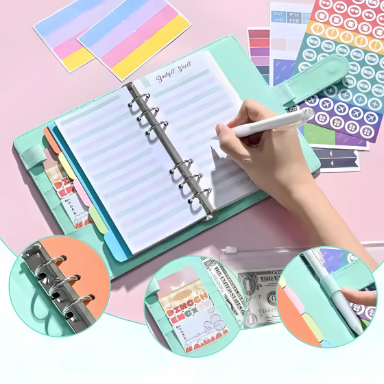 Блокнот-планер финансовыйг формат А6,планер бюджета и хранения денег,органайзер для ведения учётов Каменец-Подольский