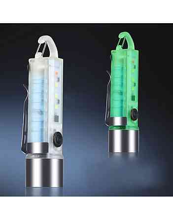 Фонарик Watton WT-619 аккумуляторный ручной c клипсой и карабином Каменец-Подольский