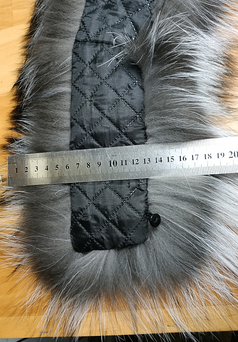 Воротник меховой женский из чернобурки длина 55см Харьков - изображение 5