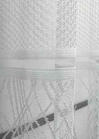 Короткий тюль VR-Textil 1942т Жаккард Белый 300х200 см (42-0882) Киев