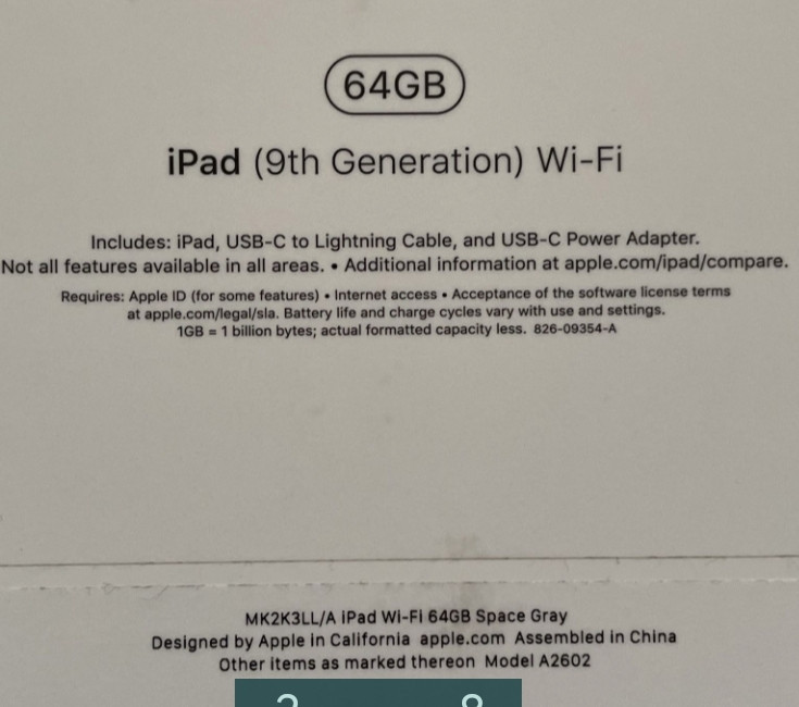 Планшет: iPad 9 /64Gb. Space Grey. Київ - фото 5