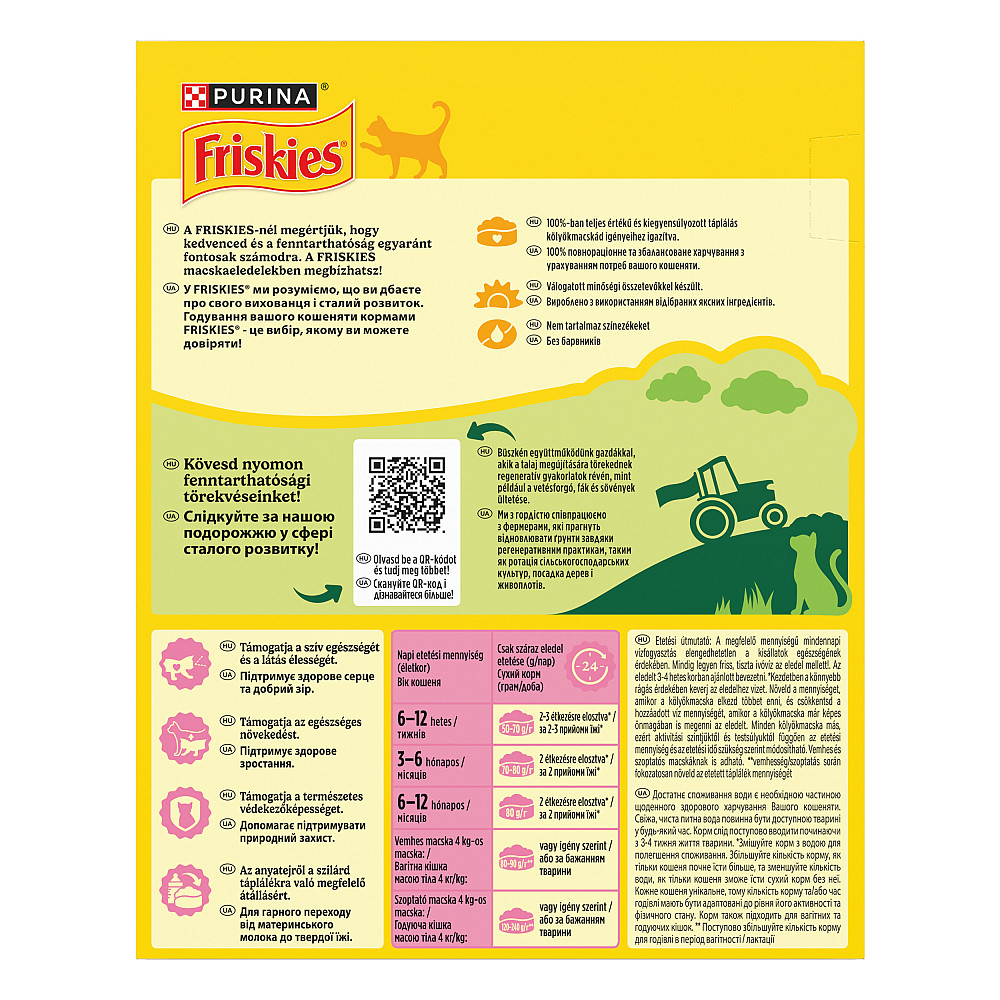 Сухий корм FRISKIES Junior для кошенят, з куркою, індичкою та овочами, 300 г Київ - фото 4