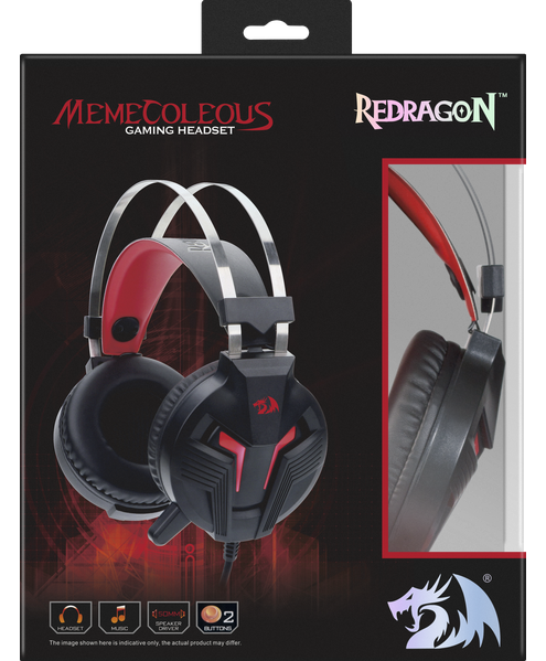 Гарнитура Redragon Memecoleous Black-Red (75096) (6456427) Киев - изображение 10