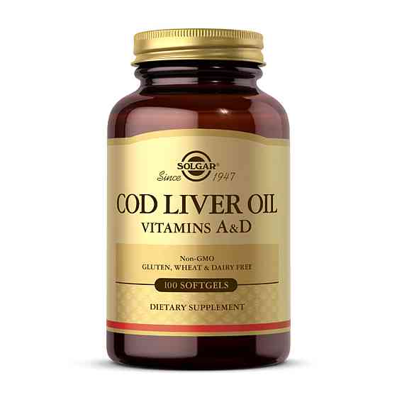 Cod Liver Oil Vitamins A&amp;D - 100 softgels Луцьк