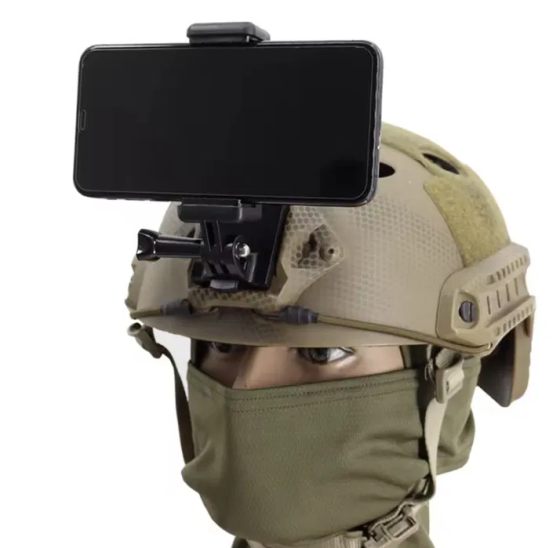 Кріплення для фіксації телефону на шоломі зі шраудом Київ