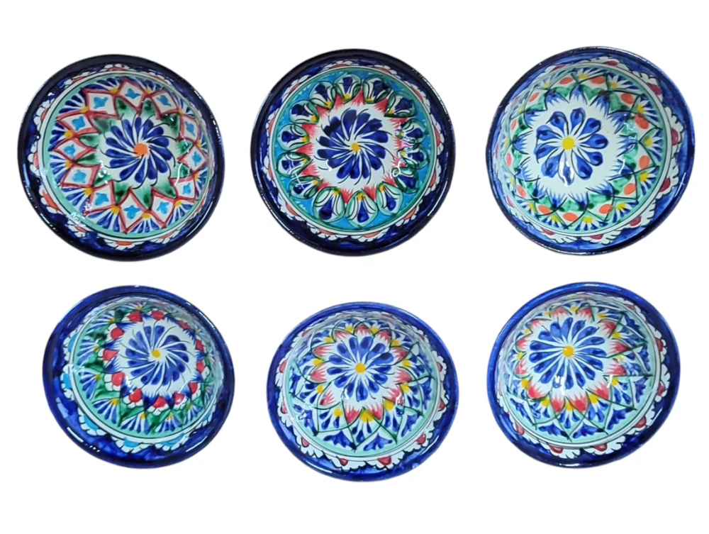 Сервиз узбекский ручной работы 20 предметов (Синий) Киев - изображение 3