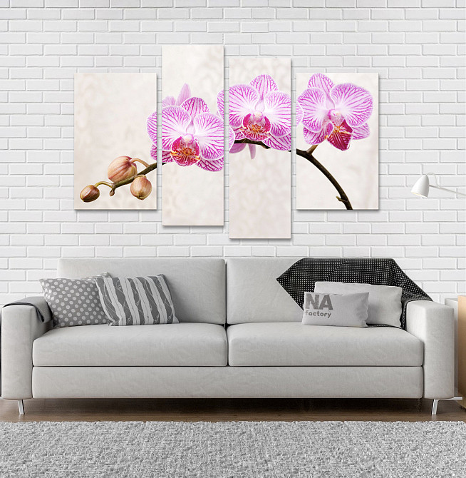 Модульна картина Квіти Орхідея Art-96_4 Київ - фото 2