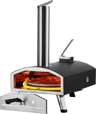 Гриль Przenośny piec do pizzy na pellet drzewny - Zewnętrzny grill do pizzy - Żeliwny piec do pizzy 30 cm - Idealny na imprezy - Київ