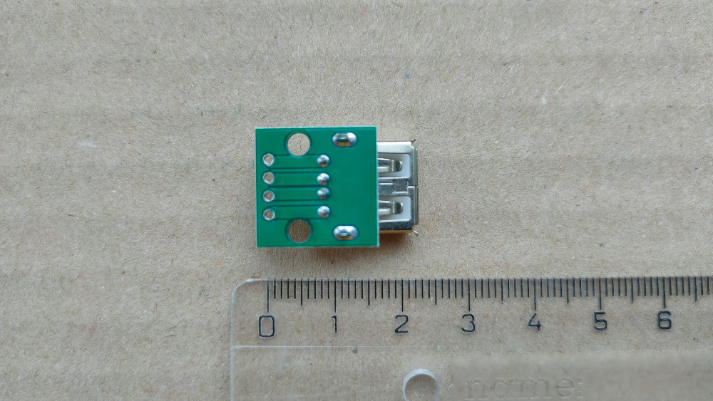 Разъем Usb типа A (мама) на плате Київ - фото 3