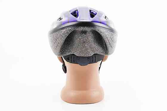 Шолом велосипедний M (54-57 см) знімний козирок, 12 вент. отворів, синій MJ-004 Київ