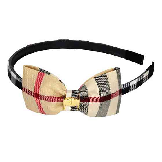 Набор детских ободков для волос Клеточка с эмблемой 0201-194-1, 6 шт Винница