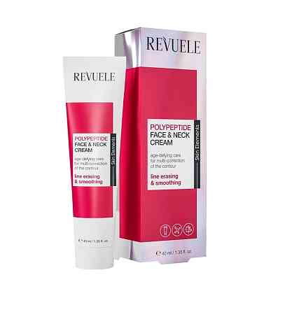 Крем для обличчя та шиї з поліпептидами Revuele 40 мл Київ