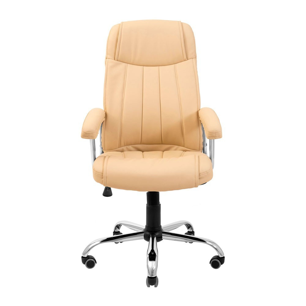 Офісне крісло керівника Richman Fabio Хром M2 Anyfix Бежевий Дніпро - фото 2