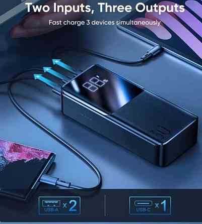 Joyroom Повербанк Quick Charge 22.5W 30000 mAh PowerBank Київ