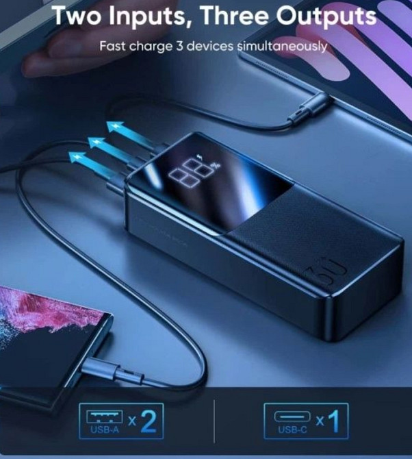 Joyroom  Повербанк Quick Charge 22.5W 30000 mAh PowerBank Киев - изображение 4