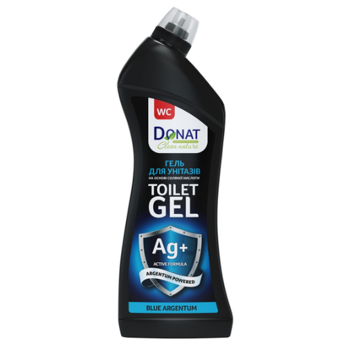 Гель для миття сантехніки 750мл Blue Argentum Сантрі Clean Nature ДОНАТ Житомир - изображение 1