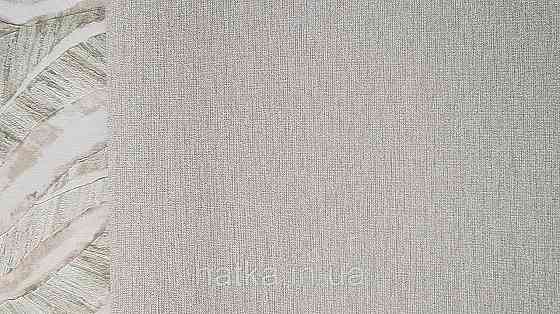 Обои виниловые на флизелиновой основе Rasch Ascona 1.06х10 однотонные структурные тонкая полоска зеленые Киев