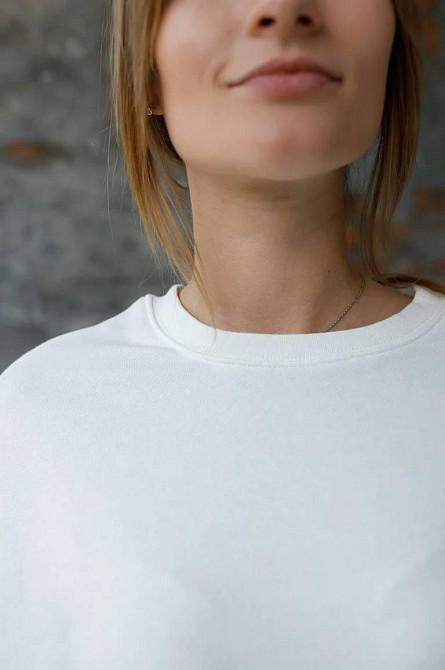 Костюм спортивний жіночий худі з шортами Молочний XS-S Харків - фото 2