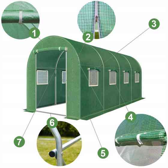 Теплиця парник 10 м² (400 x 250см) GREENHOUSE Польща Київ
