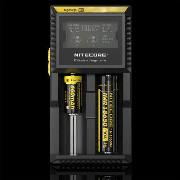 Универсальное зарядное устройство аккумуляторов Nitecore Digicharger D2 с LED дисплеем Винница - изображение 1