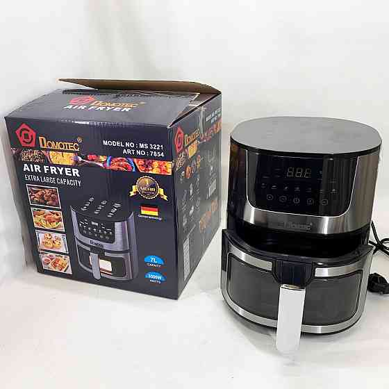 Аэрофритюрница-мультипечь для дома Domotec MS-3221 3500 Вт 7 л, Фритюрница для общепита QI-71 Львов