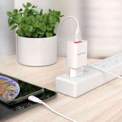 Зарядное устройство BOROFONE BA20A Sharp USB 10.5W White (6931474700681) Винница
