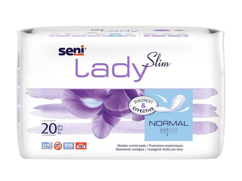 Прокладки урологічні 20шт Lady Slim Normal 3крап ТМ SENI   Solmir Київ - фото 1