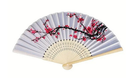 Веер белый летний Сакура Киев - изображение 3