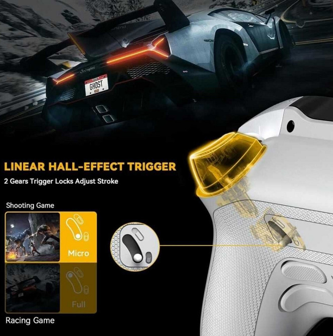 Беспроводной геймпад Manba One с дисплеем, RGB-подсветкой и док-стан. Харьков - изображение 4